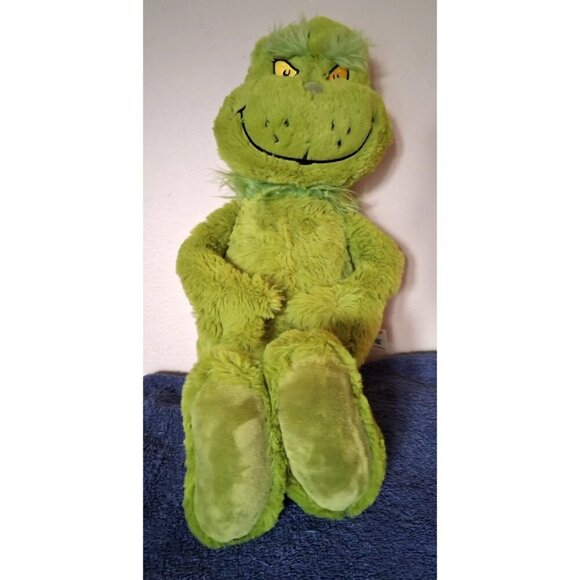 Dr. Suess's Grinch 20 in Plush Toy Holiday Christmas Stuffed Green By Aurora - Picture 1 of 6
